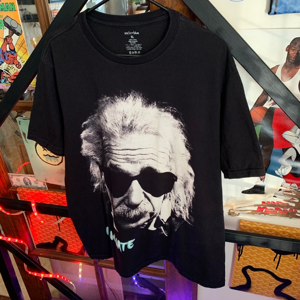 Anchor Blue Albert Einstein Vintage Shirt